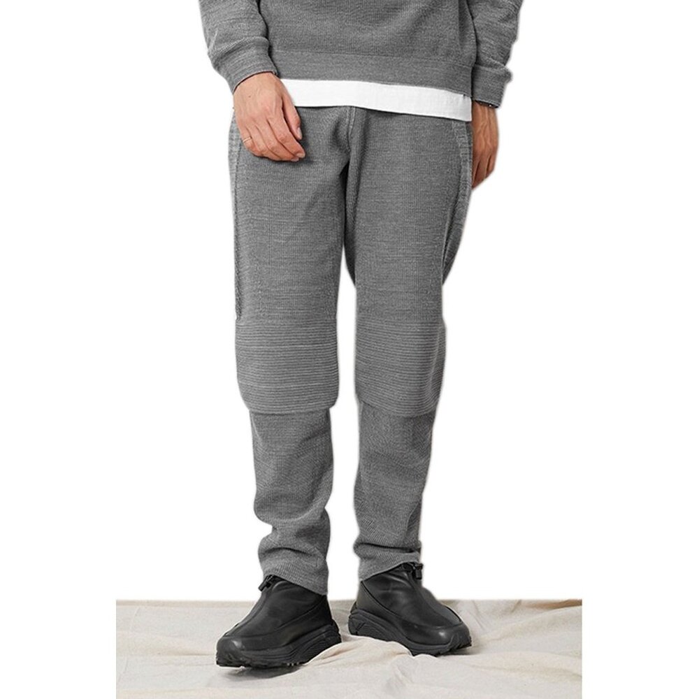 NEW Snow Peak Made in Japan Gray WG Stretch Knit Pants Medium